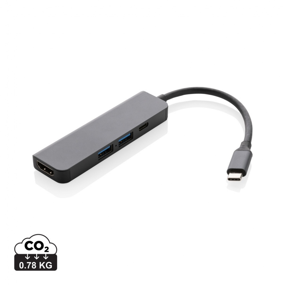 Logotrade reklaamkingituse foto: Terra RCS taaskasutatud alumiiniumist jaotur HDMI-sisendiga