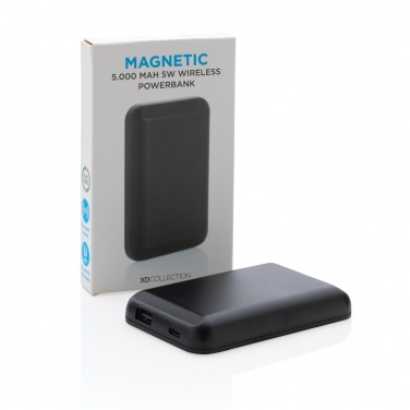 Logotrade meened pilt: Magnetiline 5000 mAh 5W juhtmevaba akupank