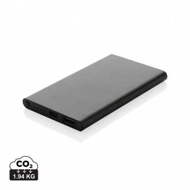 Logotrade reklaamkingi foto: RCS-i taaskasutatud plastist/alumiiniumist 4000 mah C-tüüpi akupank