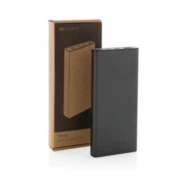 Logotrade reklaamkingitused pilt: Terra RCS taaskasutatud 18 W alumiiniumist akupank 10 000 mAh