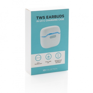 Logo trade reklaamkingid foto: TWS kõrvaklapid UV-C steriliseerivas laadimisümbrises