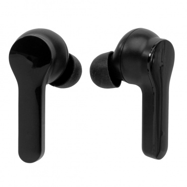 Logo trade firmakingi pilt: Laadimisümbrises valgustatud logoga TWS kõrvaklapid