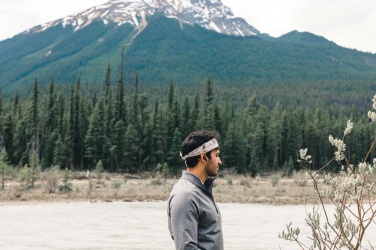 Logotrade meene foto: RCS taaskasutatud plastist Swiss Peak TWS kõrvaklapid 2.0