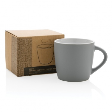 Logo trade firmakingi pilt: Värvilise sisepinnaga keraamiline kruus 300ml