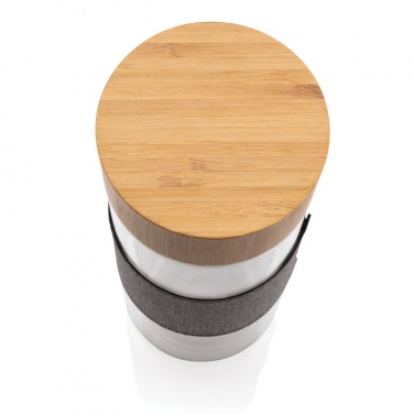 Logotrade reklaamtoote foto: Impact topeltseinaga borosilikaatklaasist pudel