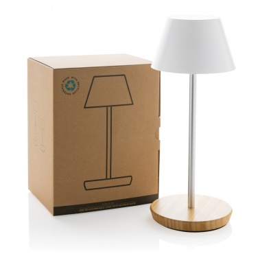 Logotrade reklaamkingid pilt: Pure Glow RCS usb-taaslaetav taaskasutatud plastikust laualamp