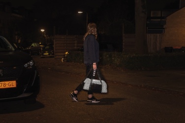 Logo trade meene pilt: AWARE™ RPET Peegeldav nädalavahetusekott