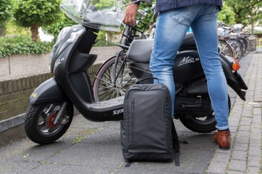 Logotrade meened pilt: Moodne must 15,6-tolline sülearvuti seljakott PVC-vaba