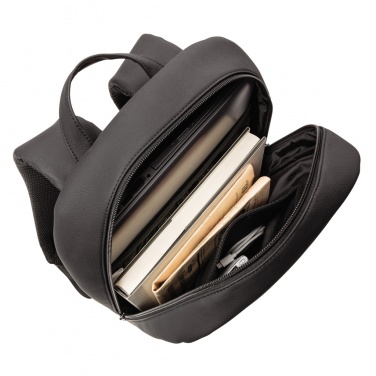 Logotrade reklaamtooted pilt: Swiss Peak deluxe PU sülearvuti seljakott PVC-vaba