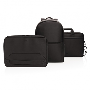 Logotrade reklaamkingituse foto: Swiss Peak deluxe PU sülearvuti seljakott PVC-vaba