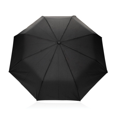 Logotrade ärikingid pilt: Kaycey 21" AWARE™ RPET Akaatsiapuidust mini-automaatne vihmavari