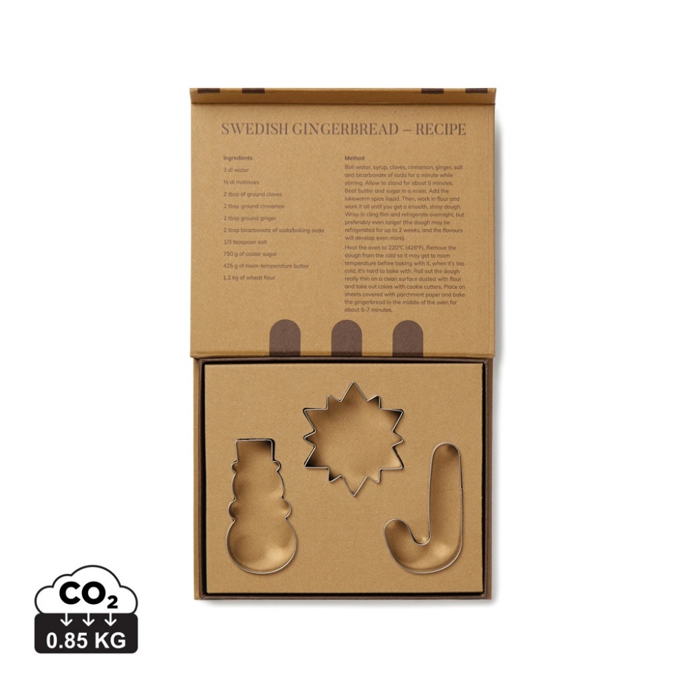 Logotrade reklaamtoote foto: VINGA Classic küpsisevormi 3-osaline komplekt