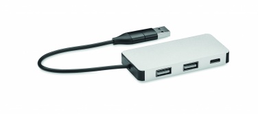 Logotrade ärikingitused pilt: 3-pordiline USB-jaotur 20 cm kaabliga