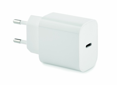 Logotrade meened pilt: 20W 2-pordiline USB-laadija EU pistik