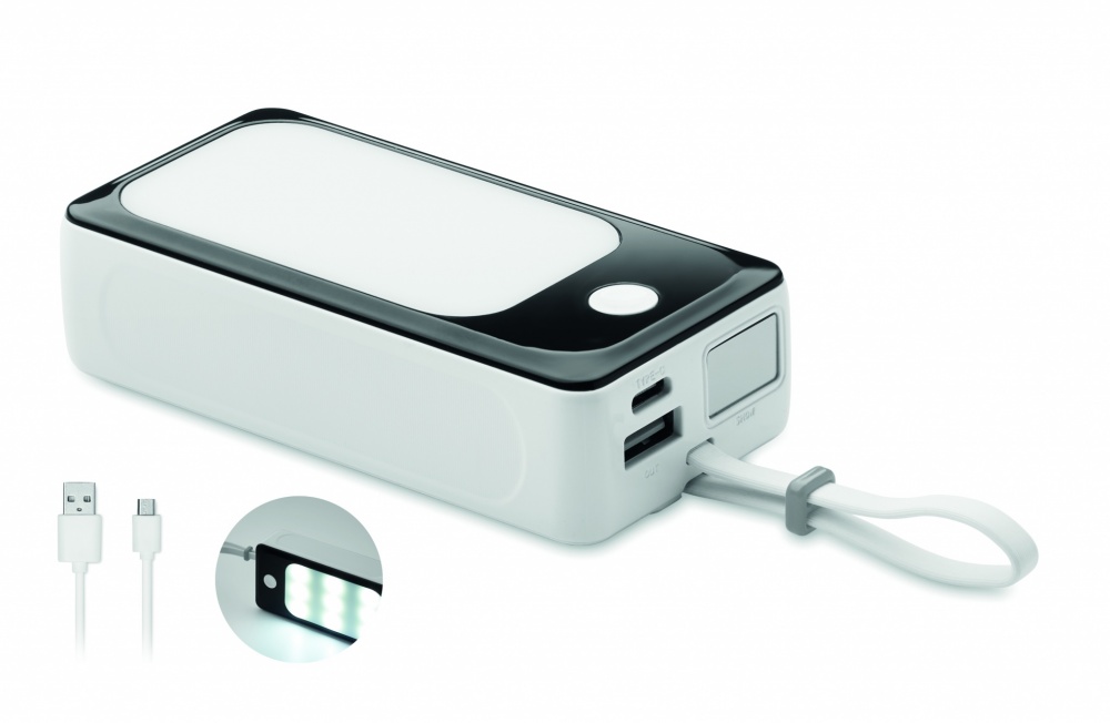 Logotrade ärikingituse foto: 10000 mAh akupank koos COB-ga