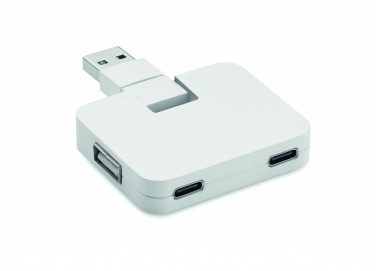 Logo trade reklaamtoote pilt: 4-pordiline USB-jaotur