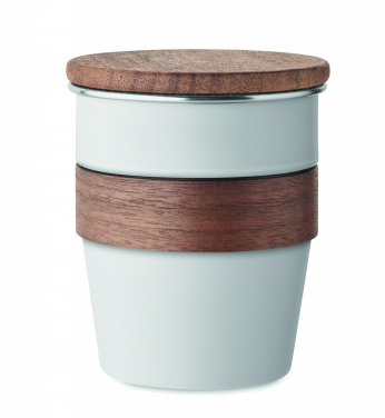 Logotrade reklaamkingid pilt: Pähklise viimistlusega termostops, 350 ml