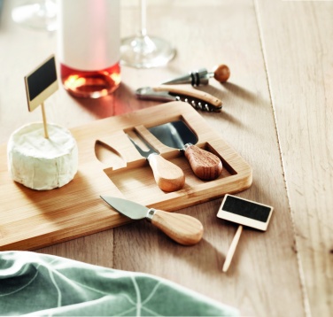 Logo trade ärikingi pilt: Bamboo Cheese lauakomplekt Leipzig