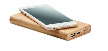 Logotrade ärikingid pilt: 6000 mAh bambusest akupank