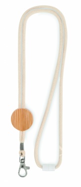 Logo trade reklaamkingi pilt: Puuvillane metallist konksuga kaelapael