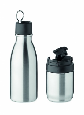 Logo trade reklaamkingituse pilt: 2 ühes topeltseinaga pudel 500ml