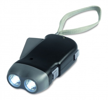 Logotrade firmakingi foto: 2 LED-dünamo taskulamp