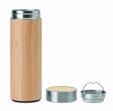 Logo trade meene pilt: Bambusest topeltseintega termos 400ml