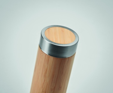 Logotrade reklaamtoote foto: Bambusest topeltseintega termos 400ml