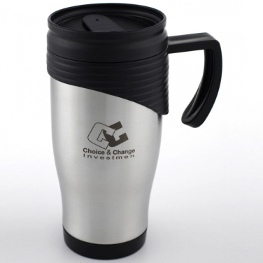 Logo trade ärikingid foto: Roostevabast terasest termotass EL PASO 400 ml