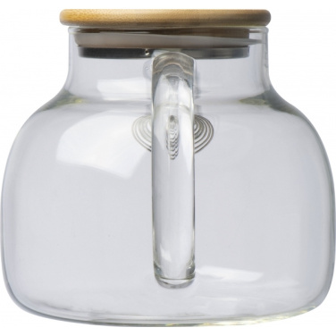 Logotrade reklaamtoote foto: Bambusest kaanega klaaskann FRANKFURT 1000ml