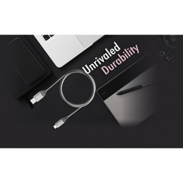 Logotrade firmakingi foto: Nailonist andmeedastuskaabel LK30 Type - C Quick Charge 3.0