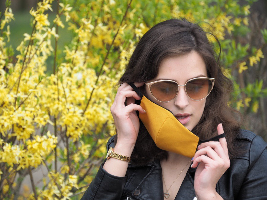 Logotrade firmakingid pilt: VENUS PRO puuvillane näomask koos HEPA filtri taskuga 1378165