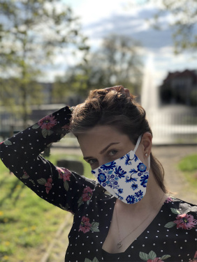 Logo trade ärikingid foto: VENUS PRO puuvillane näomask koos HEPA filtri taskuga 1378165