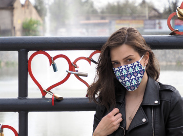 Logotrade firmakingid pilt: VENUS PRO puuvillane näomask koos HEPA filtri taskuga 1378165