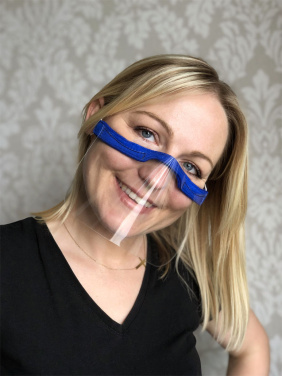 Logo trade reklaamtoote pilt: KALIPSO näokaitse - läbipaistev mask suu ja nina jaoks 1447162