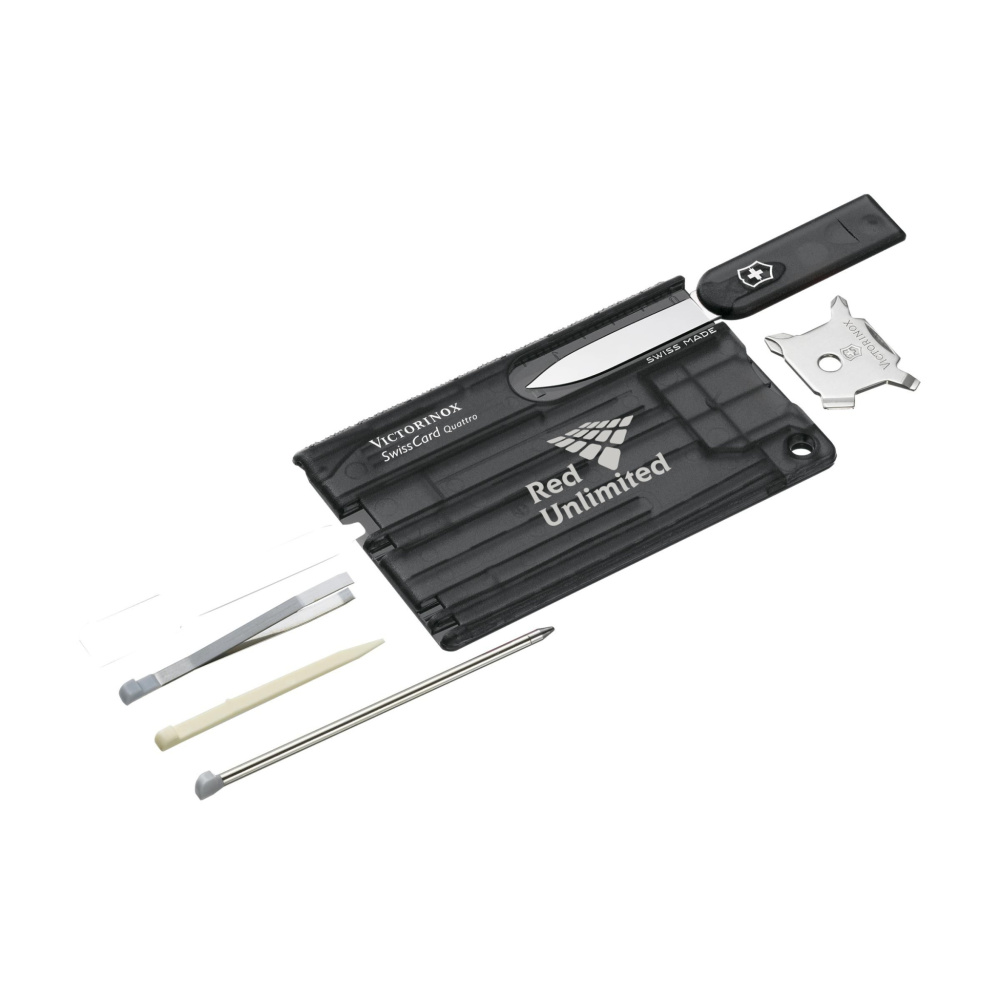Logo trade firmakingi pilt: Victorinox Swisscard Quattro tööriist