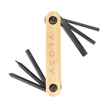 Logo trade reklaamtoote pilt: Bamboo Black Tool multitööriist