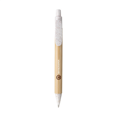 Logo trade reklaamkingituse pilt: Bamboo Wheat Pen nisuõlgedest pastapliiats