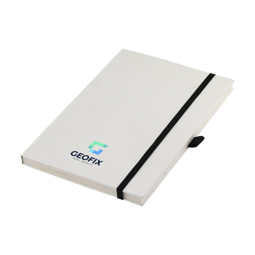 Logo trade firmakingi pilt: Piimakartongist jooneline märkmik A5