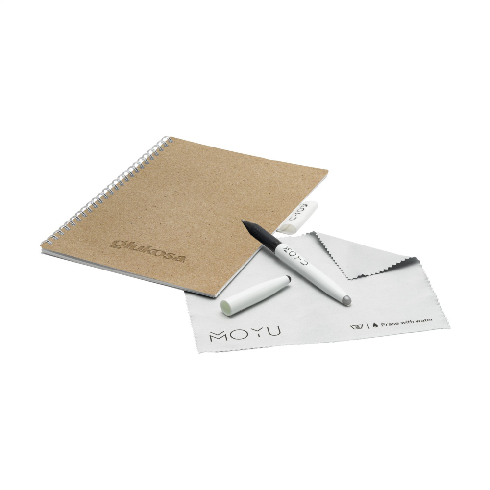 Logotrade reklaamtoote foto: MOYU kustutatav kivipaberist märkmik CraftCover 18 lk