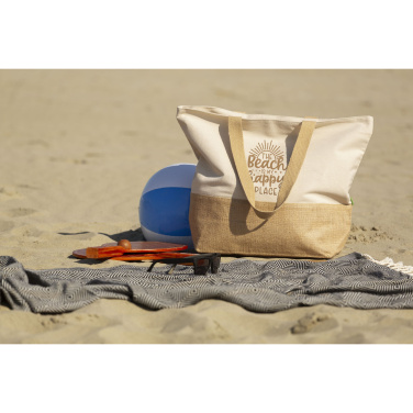 Logo trade firmakingituse pilt: Cancun Beachbag orgaaniline puuvill (320 g/m²)