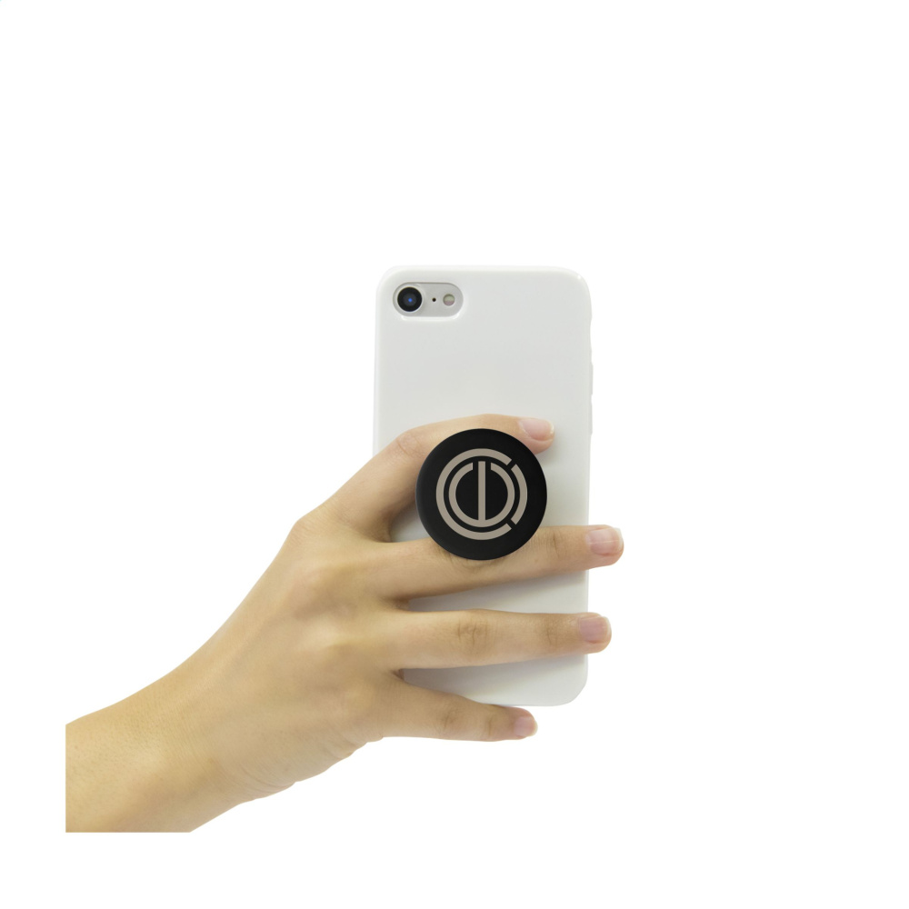 Logotrade ärikingi foto: PopSockets® alumiiniumist telefonihoidja