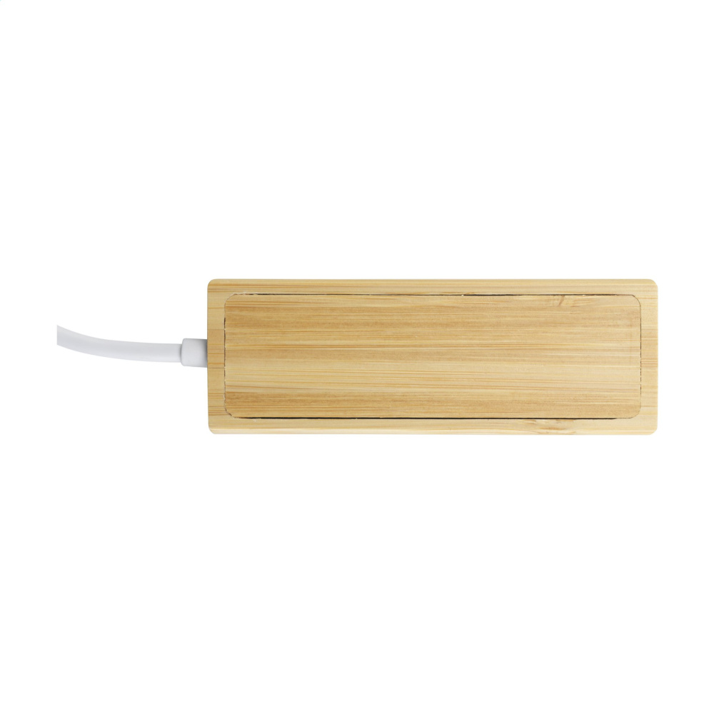 Logotrade meene foto: Bambusest USB-jaotur