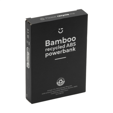 Logo trade reklaamkingitused foto: Boru Bamboo RCS taaskasutatud ABS Powerbanki juhtmeta laadija