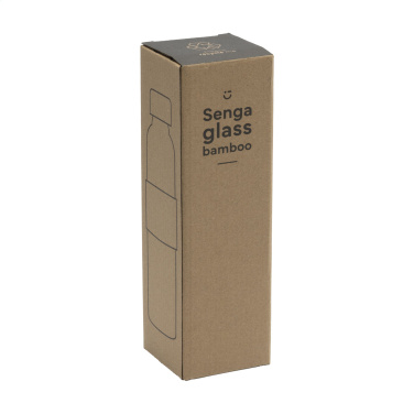 Logotrade reklaamkingi foto: Senga Glass Bamboo 500 ml joogipudel