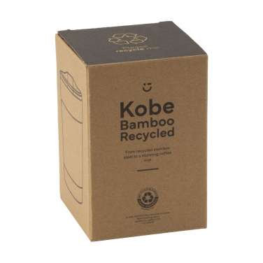 Logo trade meene pilt: Kobe Bamboo RCS Recycled Steel 350 ml kohvitass