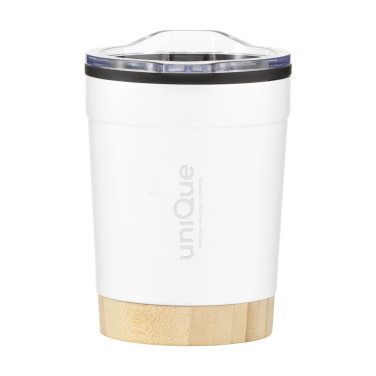 Logotrade meene foto: Kobe Bamboo RCS Recycled Steel 350 ml kohvitass