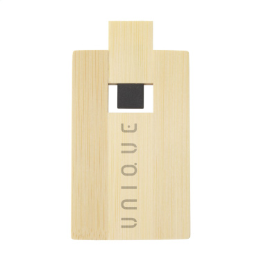 Logotrade firmakingid pilt: Krediitkaart USB Bamboo 8 GB