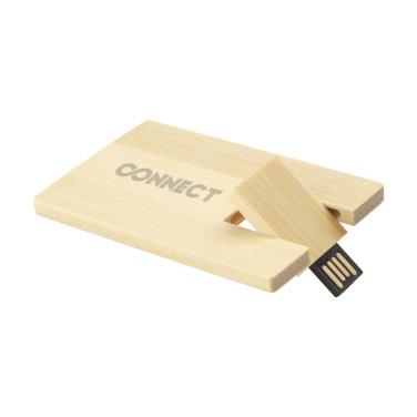 Logotrade ärikingi foto: Krediitkaart USB Bamboo 32 GB