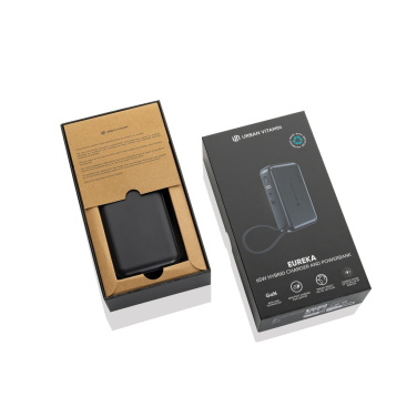 Logo trade reklaamkingituse pilt: Urban Vitamin Eureka hübriid GANcharger 10000mah akupank 65W